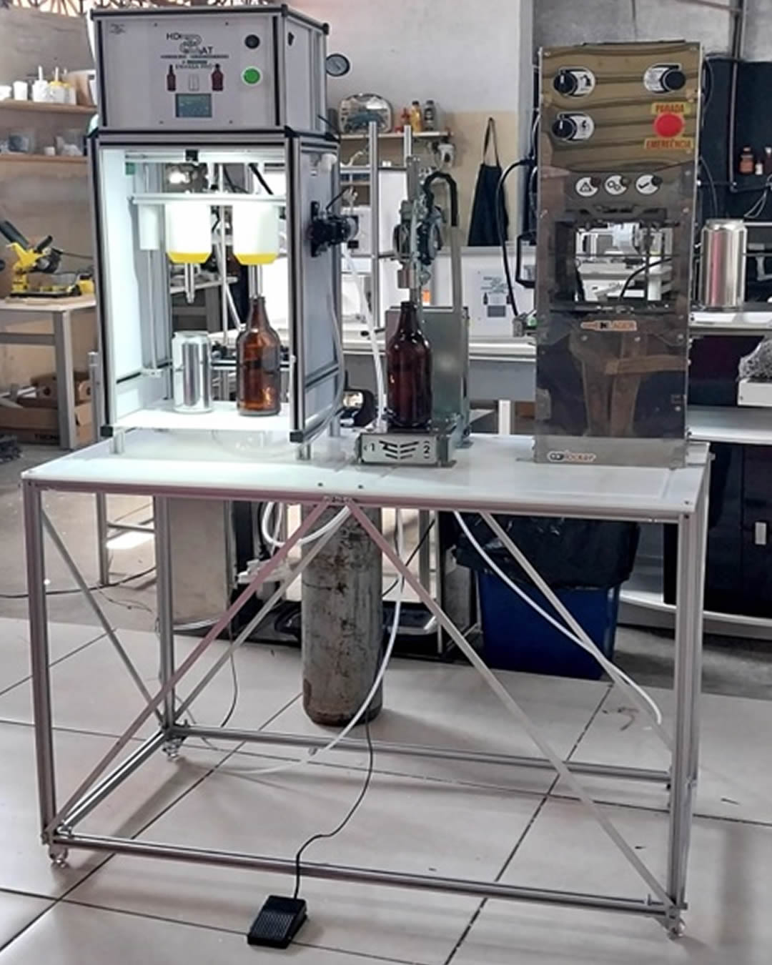 Bancada de Envase em PEAD